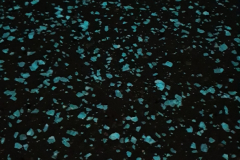Galaxy and simple glow in dark flake finish in gaming room