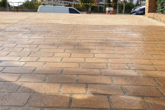 Recoating non slip concrete sealer to driveway and paving at McCartney NSW
