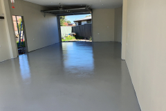 Solid color garage floor