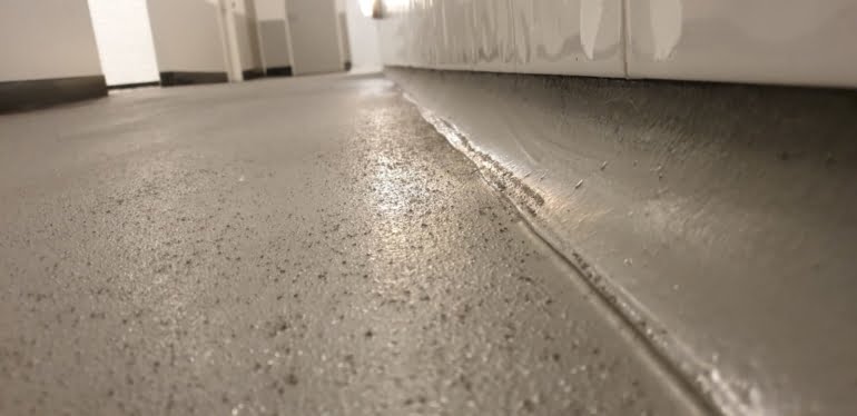 Epoxy Coating and Coving on Kitchen Floors