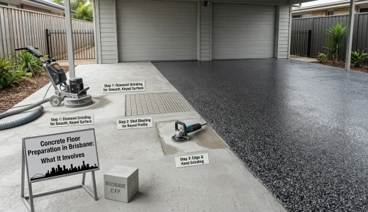 Concrete Floor Preparation in Brisbane: What It Involves