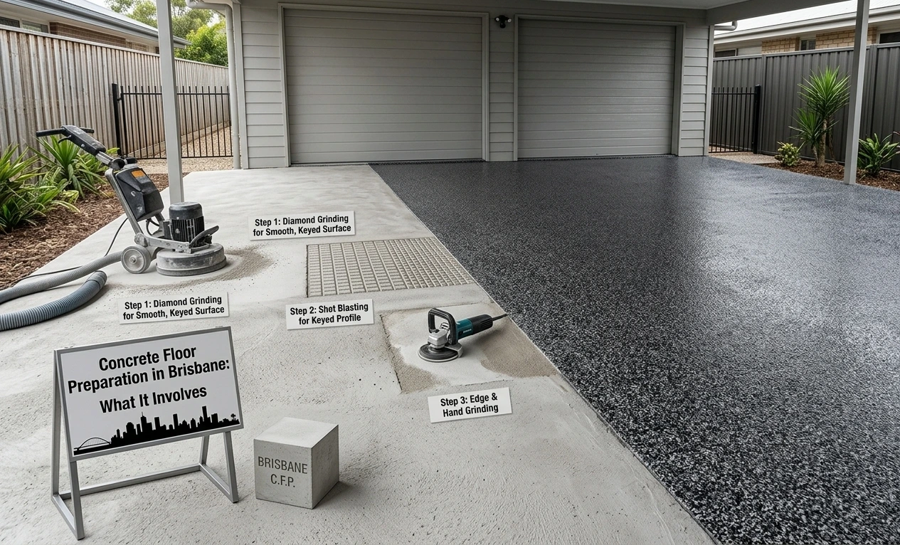 Concrete Floor Preparation in Brisbane: What It Involves