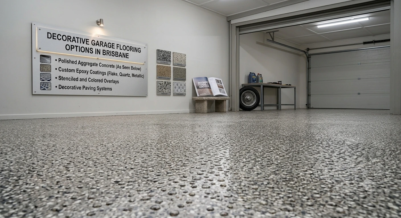 Decorative Garage Flooring Options in Brisbane
