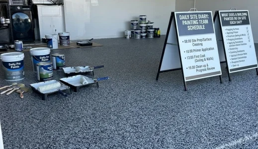 What Does a Building Painter Do on Site Each Day?