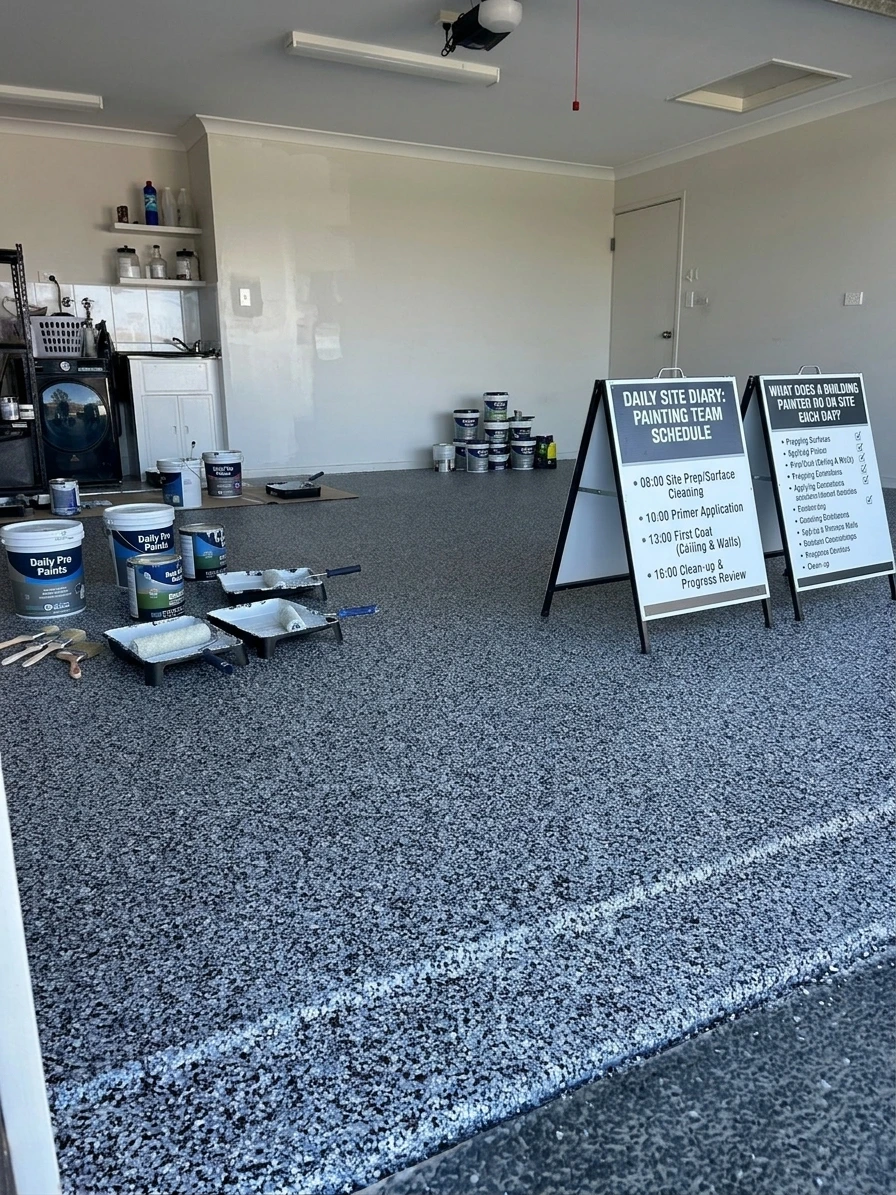 What Does a Building Painter Do on Site Each Day?
