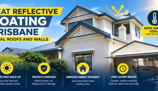 Heat Reflective Coating Brisbane Metal Roofs and Walls